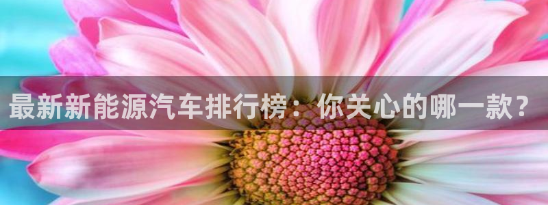 新宝gg重庆：最新新能源汽车排行榜：你关